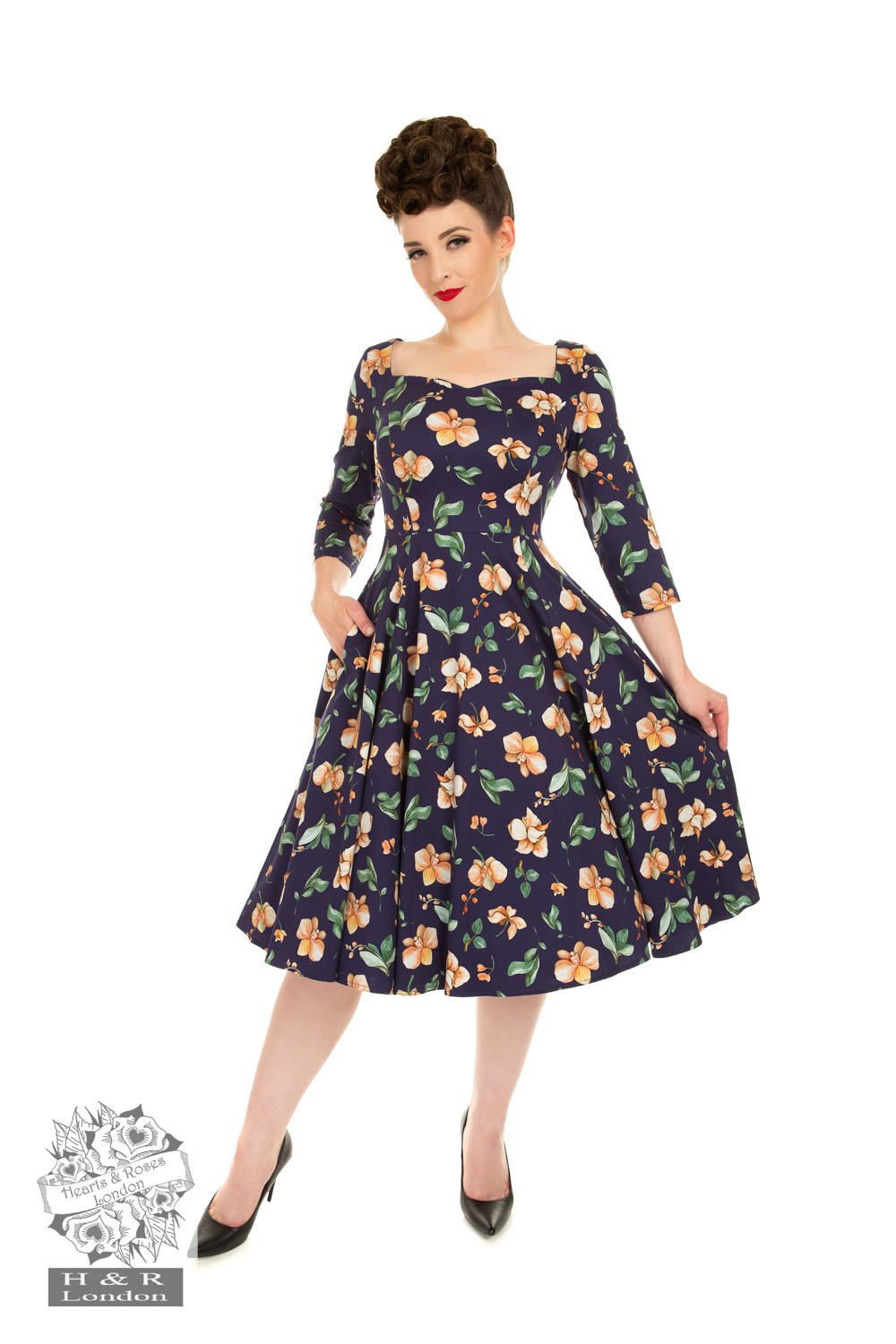 Sharon Floral Swing Dress